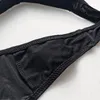 Kvinnors trosor Sexy Bikini Luxury Thong Rhinestones Underwea Märke Design Comfort Satin Intimates Underkläder Rosa