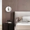 Lampada da parete Nordic Minimalista Resina Marmo Soggiorno di lusso Personalità creativa Rete Rossa Comodino Camera da letto Modello