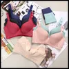 High-end marca romântica tentação sutiã conjunto mulheres listrado underwear conjunto push up sem costura lingerie feminina conjuntos 90c 210322