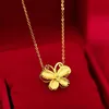 黄色い金色の蝶のペンダントショートクラビクルチェーンチョーカーの婚約周年記念ジュエリー誕生日プレゼントx0707のためのネックレス