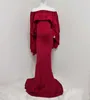 2019 maternité photographie Cape et robe ensembles grossesse Photo Shoot robe longue ajustement extensible robe longue enceinte