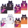 Uomini Movie 92 LA 3 Cartoon Darkwing Basketball Jersey 1992 Los Angeles Nero Viola Arancione Colore bianco Ricamo per gli appassionati di sport Puro cotone traspirante Buona qualità