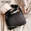 Fashion Designer Men's Briefcases Black Shoulder Bags Nylon Handle Briefcase Men Laptop briefcase Crossbody Bag Triangle Purs242e