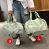 أكياس في الهواء الطلق Women Sports Gym Bag Travel Dry Wet Hand Handbag Multifunction Conder Messenger Messenger Training X393+A