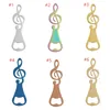 Stainless Steel Bottle Opener Creative Color Notes Bottle Opener Household Kitchen Bar Tools 6 Colors T500863