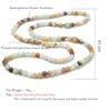 Brins de perles Balibali givré pierre d'amazonite Bracelet hommes Mala Bodhi bouddha perles mates pour femmes chaîne multicouche bijoux Trum22