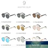 Lunettes de soleil rondes pour hommes de marque de luxe Designer Cool Trend Vintage Punk Gothique Lunettes de soleil Shades For Men Women Classic Unisex Factory price design expert Quality