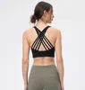 Fitnessstudio-Kleidung für Damen, Unterwäsche, Yoga, Sport-BH, Tanktops, sexy Kreuzrücken, stoßfeste Camis, Lauftraining, sportliche Fitness, Nonsteel Ri2433772