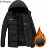 Épais chaud hiver Parka hommes polaire à capuche hommes veste d'hiver manteau militaire cargo vestes hommes pardessus streetwear drop 211204