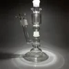 Glass hookah with removable parts 15 inches high (GB-262)