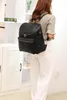 Сумки подгузника PU кожаная сумка Backpack Backpack большая емкость Детская водонепроницаемая материнство для коляски с площадкой