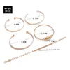 5pcsset Braccialetti in perline oro Shell Natural Shell Bohemian Beach Brangles for Women Summer Jewelry Link Chain7458930