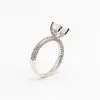 Set Ringen Voor Vrouwen Paar Ring Zirkonia Eenvoudige Klassieke Sieraden Bruids Bruiloft Verloving Drop 1536 Band8091257