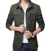 Mountainskin 2021 Men's Jacket Coat 4XL Casual Solid Men Outerwear Slim Fit Khaki Army Cotton Male Jackets Brand Clothing SA220 Y1122