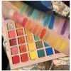 Waterdichte Langdurige Handaiyan 30 Kleuren Oogschaduw Makeup Matte Shimmer Ooggedrukt Poeder Regenboog Palet voor Vrouwen Beauty Makkelijk om DHL gratis cosmetica te dragen