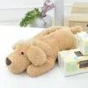 Cute Cartoon Pluszowe Teddy Dog Tissue Cover Box Papier Container Serwetki Uchwyt Przechowywania Dozownik Home Decor Room Car Accessory