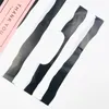 Pink Black Thank You 20x30cm Black White Stripes Plastic Handles Bag Plastic Boutique Jewelry Gift Bags With Handle 50pcs 210326