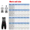 Tävlingssatser Eliel Cycling Jersey Bib Set Men MTB Cykel Uniform Summer Quick Dry Bike Clothing Gell Gel Pad Hombre2217673