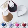 Women Man Summer Hats Fashion Solid Outdoors Sun Hat Unisex Topee Casual Empty Top Caps Sunhats