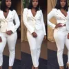 Navy 2 Piece Set Women Formal Pant Suits For Weddings Ladies Blazer Custom Made Bespoke 2021 Women's Two Pants