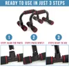 Push Up Bar Standları Kolu Egzersiz Ev Gym Seyahat Fitness Kas, Çekin Ups Gücü Eğitim X0524