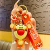 Kreatywność moda klamra klęska Mężczyźni Mężczyźni Kobiety Uwielbia ręcznie robione breloki Pvc Cartoon Tigger Doll Wiselants Akcesoria YSK0174-0175