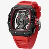 Designer luxury brand watches FEICE Skeleton Automatic Mechanical es for Men Creative Fashion Sport Waterproof Clock FM602N