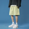 Summer Short Men Hip Hop Streetwear Baggy Casual Harem Shorts Male Knee-Length Drawstring Beach 5XL 210716