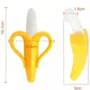 Baby Silicone Teether Soft Banana Dental Care Nyfödda Tandborste Sjuksköterskor Chew Toy6972807