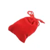 Pochettes Bijoux Sacs 75 X Sac Cadeau Velours Rouge Rita22