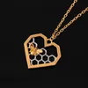 Mode amour mignon miel abeille pendentif collier bijoux créatif insecte pêche coeur chandail chaîne en gros cadeau colliers Heal22