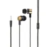 Pano mp3 3.5mm esportes com fio fones de ouvido estéreo cancelamento de ruído de fone de ouvido portátil Bass Sound Fone para Xiaomi Samsung