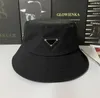 8 Couleurs Triangle Lettre Chapeau Nouveau Seau Chapeau Pour Femmes Mode Classique Designer Femmes Nylon Chapeaux Automne Printemps Pêcheur Chapeau Soleil Caps Drop ship