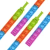 Push Bubble Silicone Armbanden Decompressie Fidget Pop Finger Toys Armband Puzzel Pers Stress Polsband Sensory Tie-geverfde Snap Ring Sale Kindergeschenken