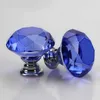 Knop schroef mode 30mm diamant kristal glazen deurknoppen ladekast meubels handvat knop schroef meubels accessoires zee verzending DAP316