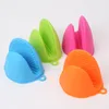 50pcs cuisine outil silicone gant four cuisine mitaine pince à main épaissi résistant à la chaleur porte-pot gants anti-chaud antidérapant