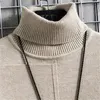 Ruelk 2020 outono e inverno moda homens camisola redondo pescoço tendência estilo stitching estilo coreano vestuário slim y0907