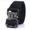 Bältes Men 'Tactical Belt Hard Alloy Spenlock Lås upp pluggbar spänne 1200D Nylon Military Army Equipment2287