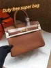 7A+バッグ手作りトーゴの高級デザイナークロスショルダーバッグクラシックファッション女性の牛革の財布と小さな茶色のケースサイズ：贅沢