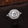 Обручальные кольца Youhaocc сияющие овальные дамы обручальное кольцо модное серебряное бриллиантовое украшение размером 6101442250