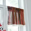 Shower Curtains Delicate Tassel Half Curtain Window Short Blackout For Home242O