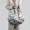 収納バッグ2021スタイリッシュな折りたたみ式再利用可能な環境に優しい防水ショッピングバックパックトート食料品雑草肩の化粧品Aバッグ