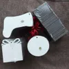 Sublimation Blanko Weihnachtsdekoration Anhänger MDF Zweiseitiger Druck DIY Geschenke Wärmeübertragungsdruck