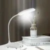 Bordslampor skrivbordslampa fällbar dimbar beröring dc5v USB -driven ljus 6000k natt dimning bärbar lamptable lampstable