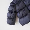 Niños pequeños, abrigo acolchado blanco oscuro con capucha, chaqueta acolchada para bebés, trajes de nieve para niñas, abrigos parka gruesos de invierno para niños