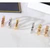 Europeia famosa marca pura 925 jóias de prata esterlina para mulheres luxo esmagamento lozenge anel ouro anel geométrico 3 cores 210924