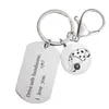  stainless steel personalized key chain
