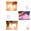 Veilleuses mignonnes en silicone, lampe de sommeil, jouet pour enfants, cadeau d'anniversaire, année du bœuf, Creative302a