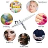 0.2 / 0.3 / 0.4mm Buse Aérographe Double Action Commutateur Air-brush 2cc Tasse Presse Pull Impression Nail Tattoo DIY Peinture Pistolet 210719