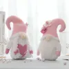 Valentijnsdagfeest Gezichtsloze pop -Noordse kabouter Old Man Toys voor thuisdecoratie Romantische Valentijnsdag Geschenken